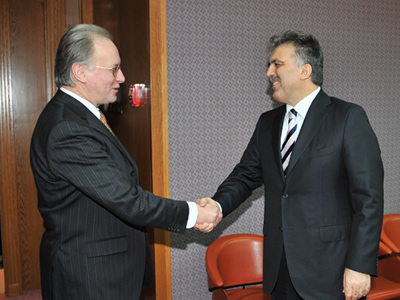 Cumhurbaşkanı Gül Belarus Dışişleri Bakanını Kabul Etti